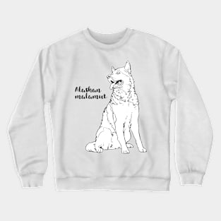 Alaskan malamute Crewneck Sweatshirt